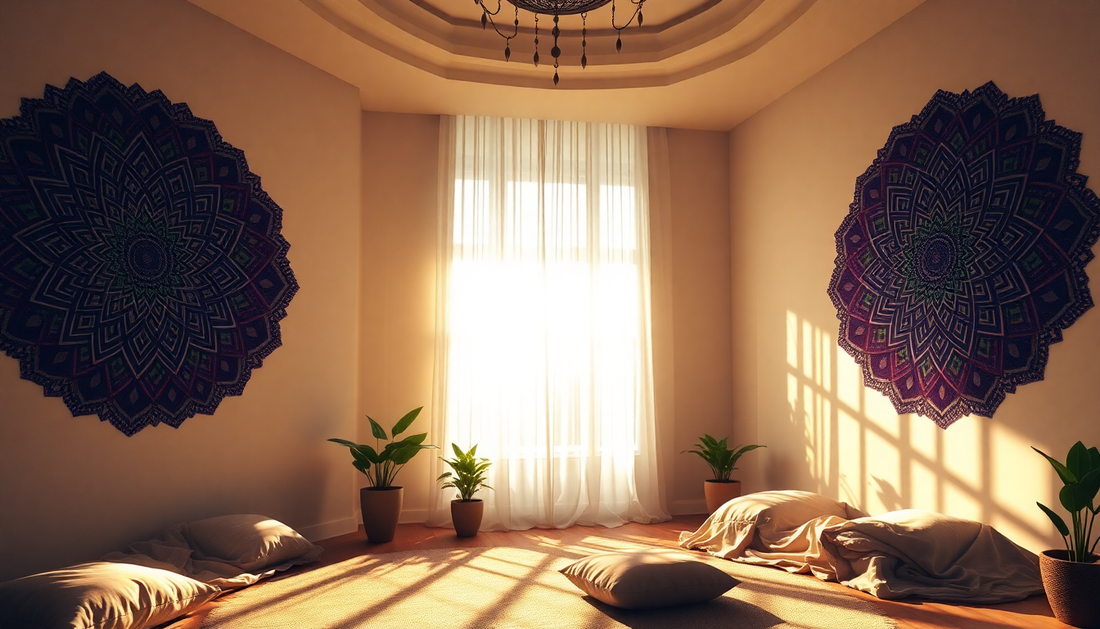 Elevate Your Space: Infusing Spiritual Serenity with Mandala Designs